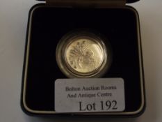 Royal Mint 1984 silver proof one pound coin