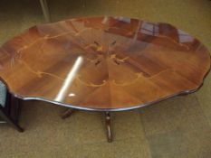 Inlaid coffee table
