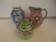 Mailing lidded jar and two others