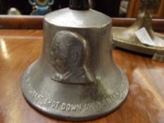 Bell case cast from the metal of German aircraft s