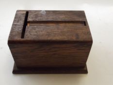 Vintage wood cigarette box