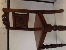 Victorian hall chair