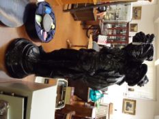 Large plaster figurine