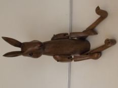 Wooden shelf rabbit