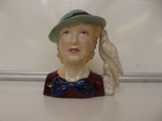 Kevin Francis, young Peggy Davies, toby jug