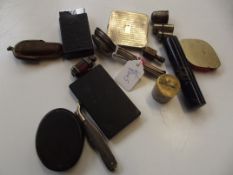 Small box of collectables to include some silver