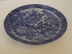 Chinese blue and white plate