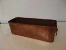 Copper flower trough