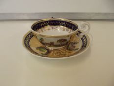 Victorian hand painted duo
