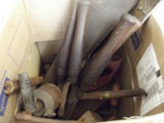 Box of vintage tools