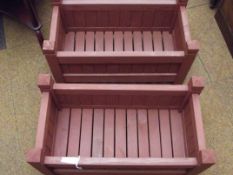 Two garden planters
