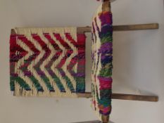 Folding fabric chair