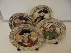 Collection of 4 Royal Doulton plated D6281 D8278 D