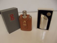 Concord British Airways hip flask together with a