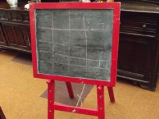 Vinatge 'A' framed chalkboard