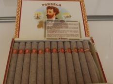 Box of Cuban cigars