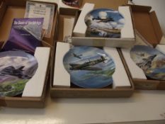 Collection of four Royal Air Force cabinet plates