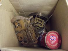 Box of clock parts