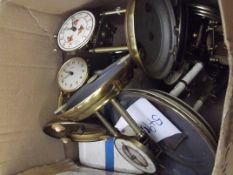 Box of clock parts