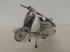 Chrome vesta scooter