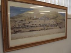 Framed print 'Elevation of the Temple of Fortune'