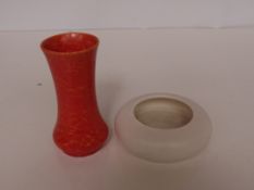 Royal Lancastrian vase and further example