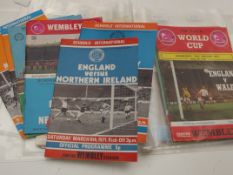 Large collection of football programmes