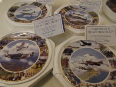 Collection of four Royal Air Force model fighter p