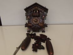 Black Forest style cuckoo clock