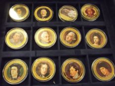 Cased Kings and Queens of Britain coin set