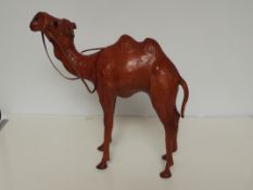 Small leather camel