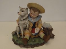 German group - Boy and Dog