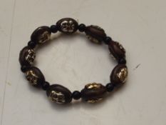 Oriental Ojime bracelet