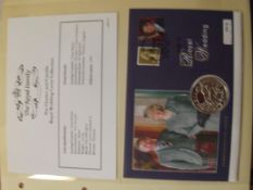 Charles and Camilla First Day Cover and silver tw