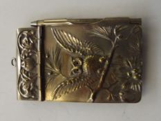 Plated dance marker depicting an owl