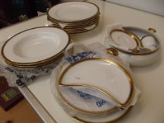 Copeland Spode dinner service with Greek Key patte