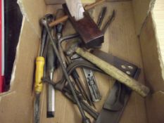 Box of vintage tools