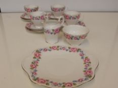 Royal Stuart tea set for four