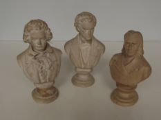 Three busts (2 a/f)