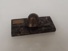 Bronze German style marksman trophy