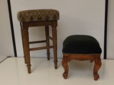 Footstool together with a stool