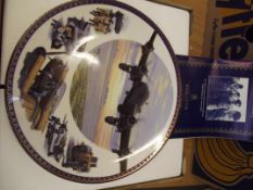 Royal Worcester cabinet plate 'For King and Countr