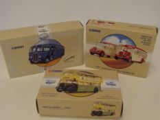 3x Corgi's boxed