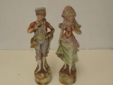 Two Edwardian German figures