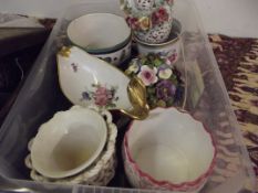 Box of ceramics