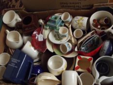 Box of ceramics