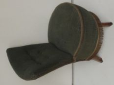 Upholstered bedroom chair