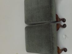 2x food stools on Queen Anne legs