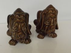 Two Sylvac money boxes in the form of dogs