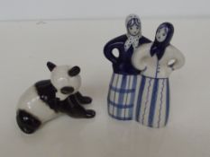 Two USSR figures